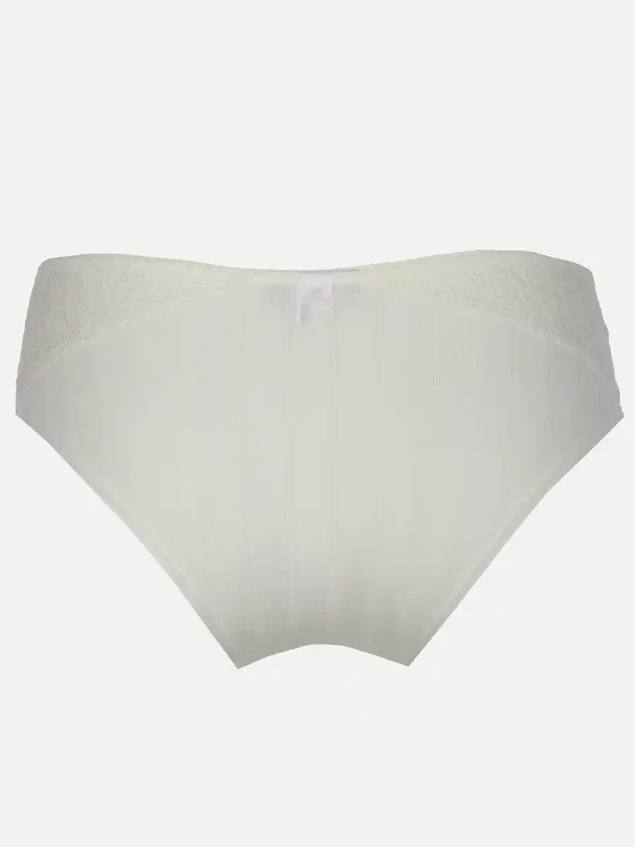 Bild 2 von Damen Panty mit Spitzenbesatz Weiß