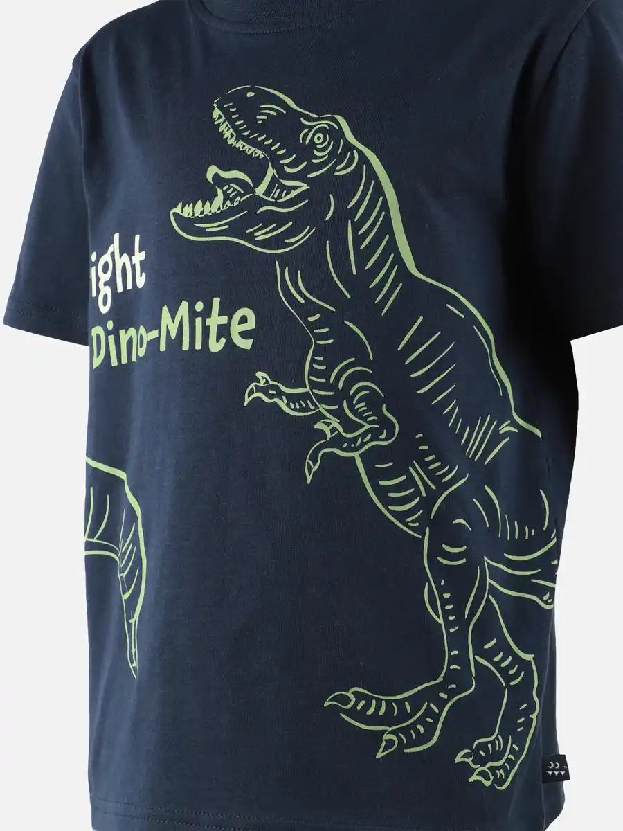 Bild 3 von Jungen Shirt mit Dino-Leuchtmotiv Marine