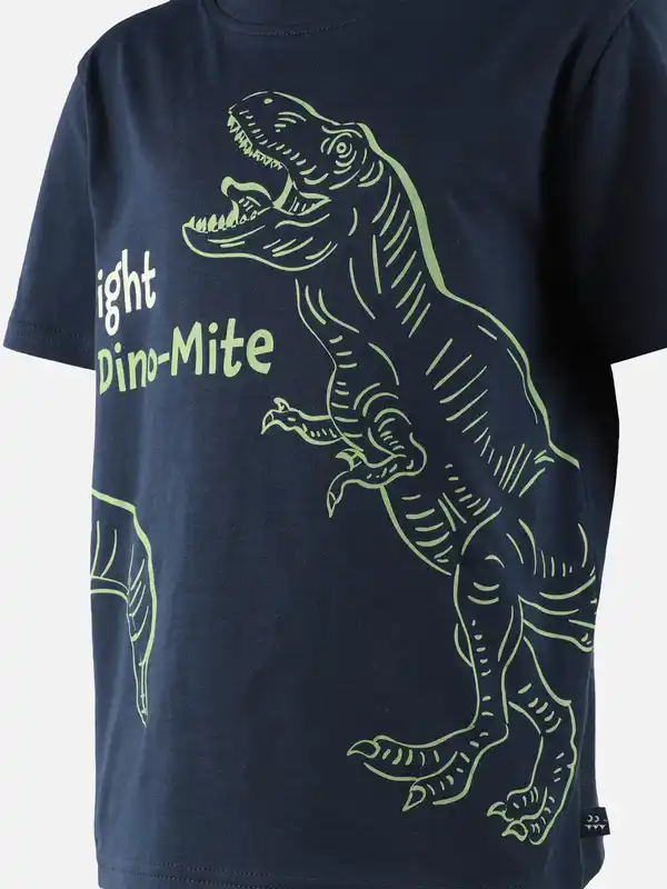 Bild 3 von Jungen Shirt mit Dino-Leuchtmotiv Marine