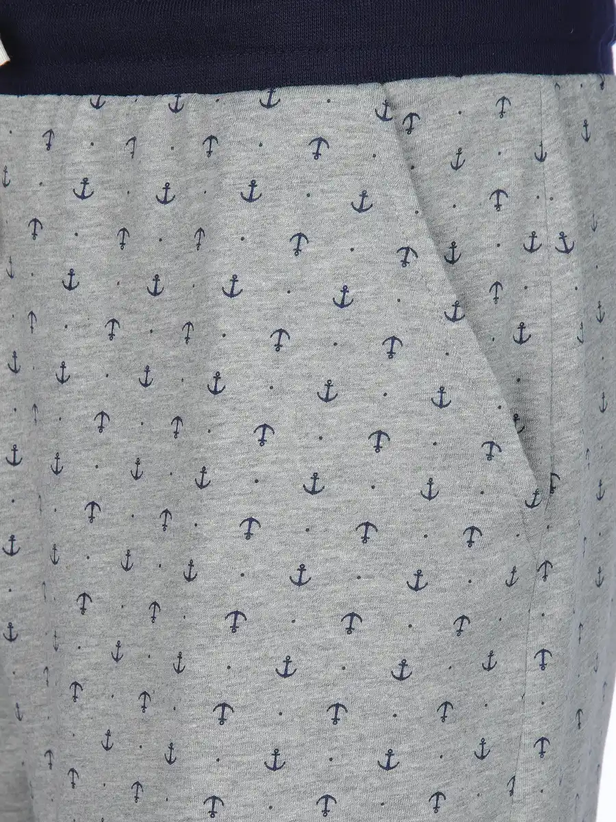 Bild 3 von Herren Schlafbermuda Grau