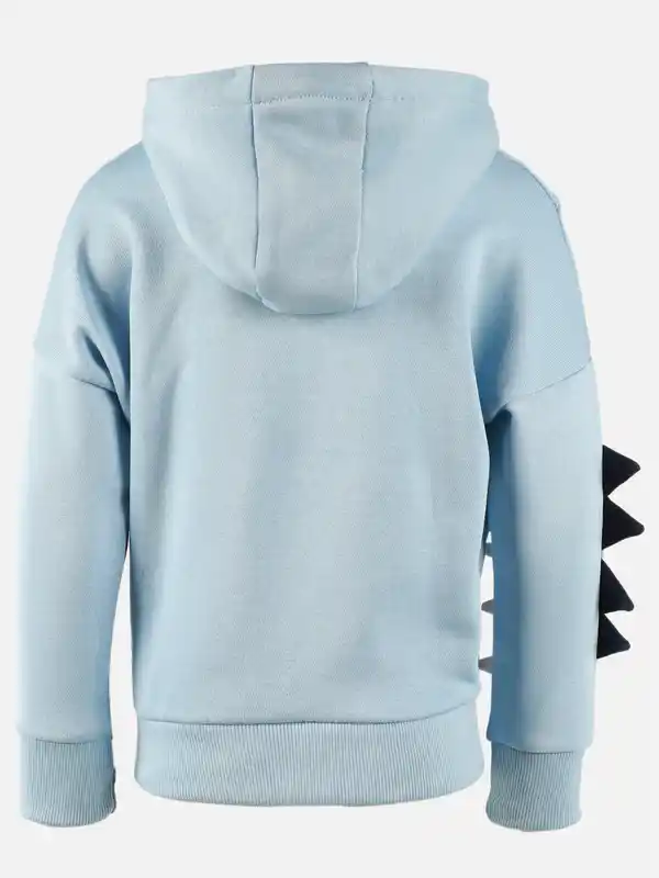 Bild 2 von Jungen Hoodie mit Dinodesign Blau