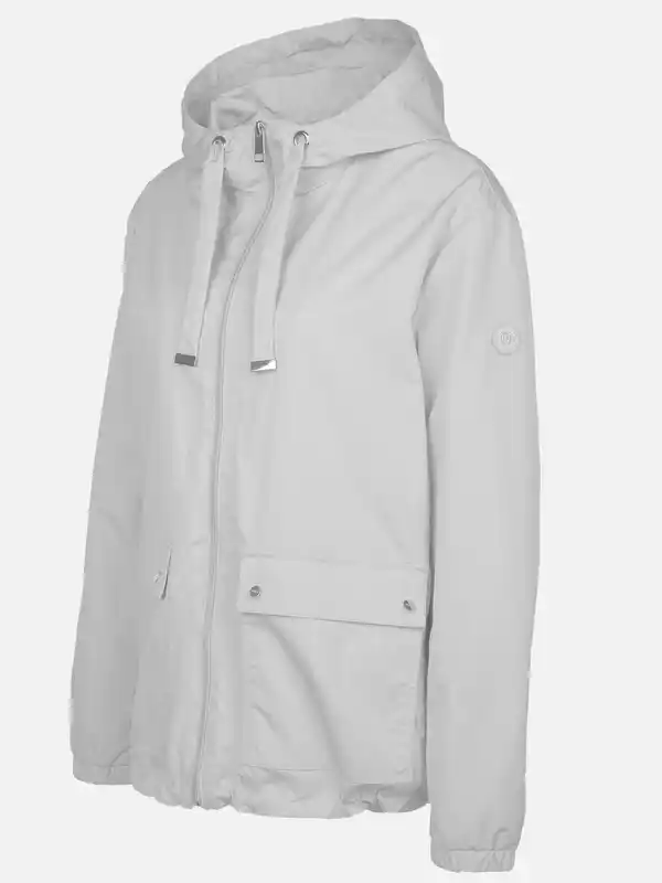 Bild 3 von Damen Windbreaker mit Kapuze Weiß