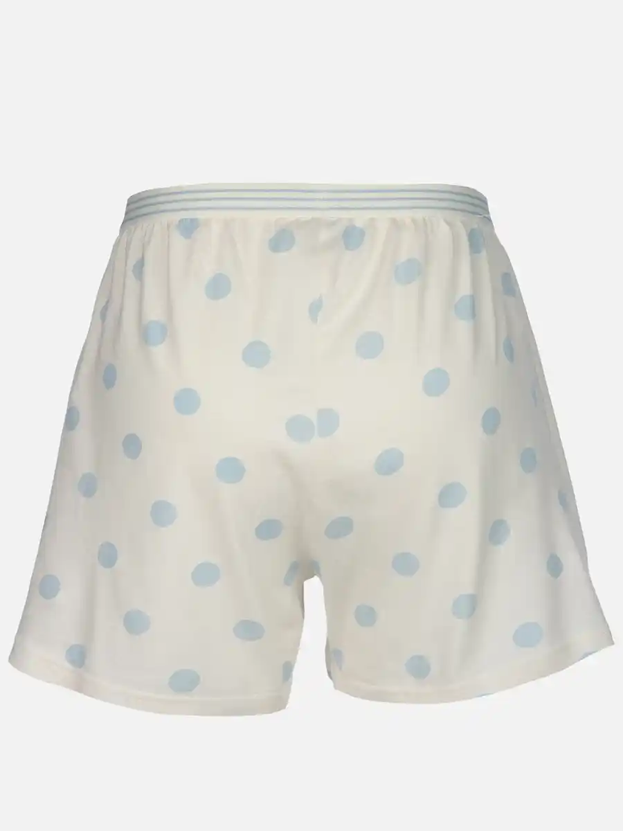 Bild 2 von Damen Schlafshorts gemustert Weiß