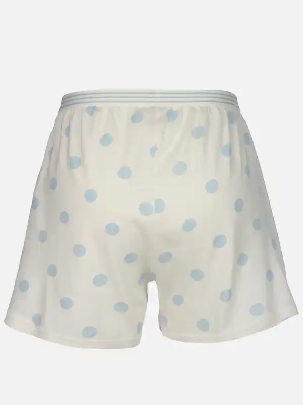 Bild 2 von Damen Schlafshorts gemustert Weiß