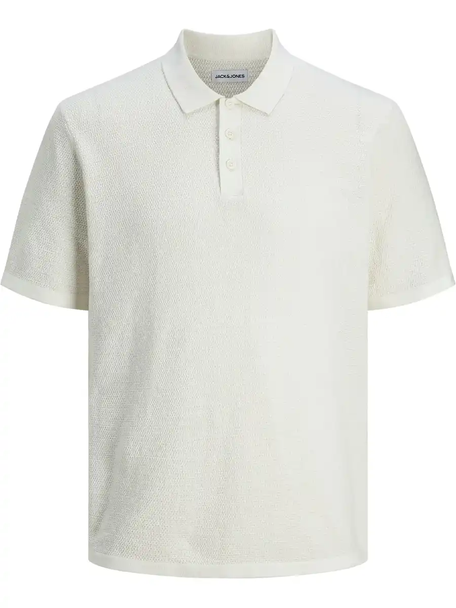 Bild 1 von Herren Strickpolo JJEGEORGE Weiß