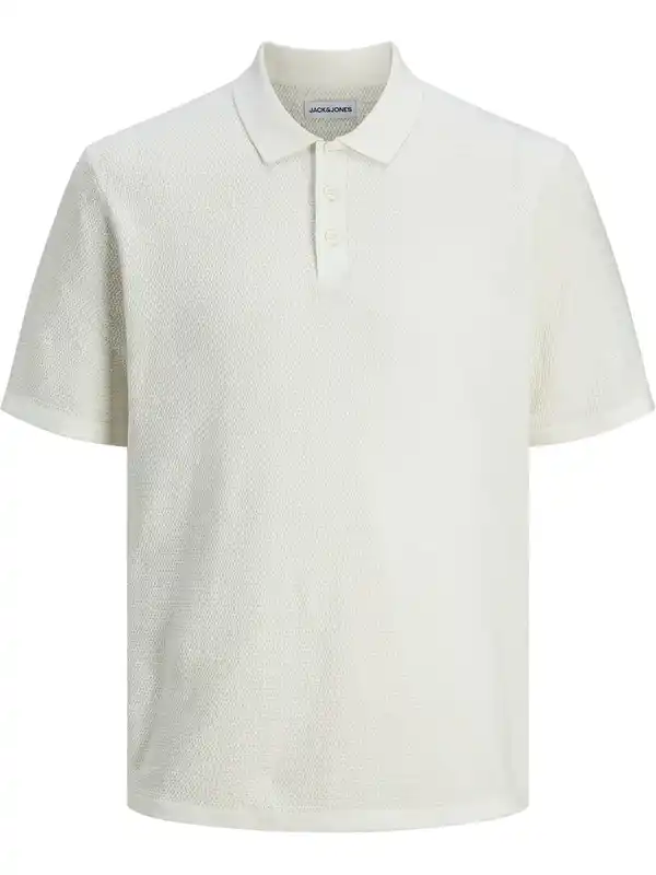 Bild 1 von Herren Strickpolo JJEGEORGE Weiß