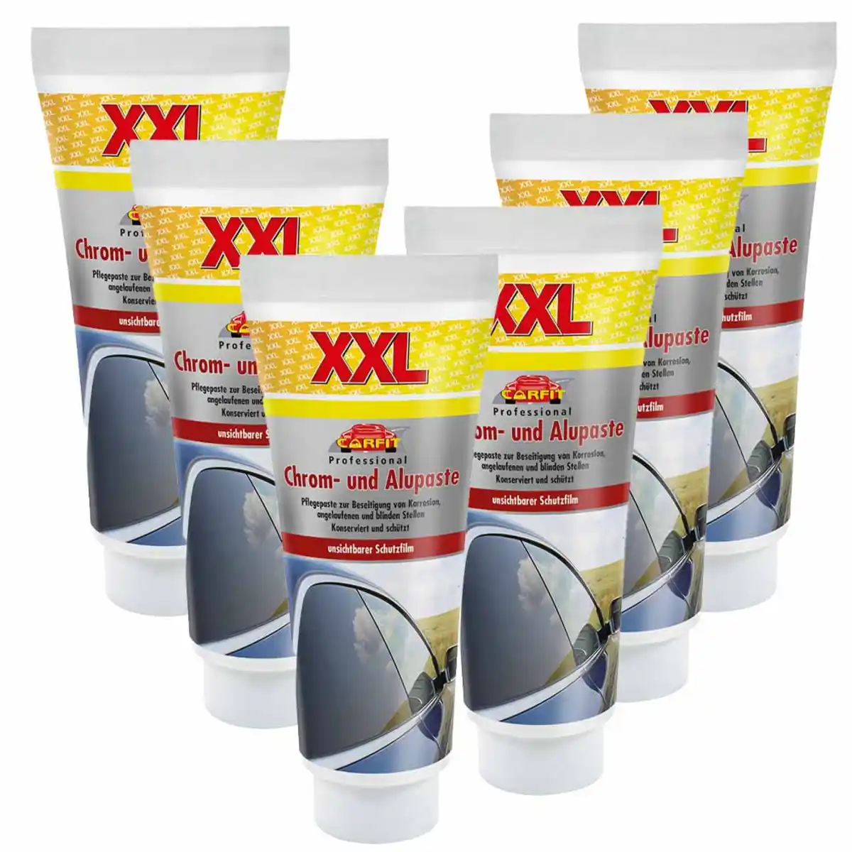 Bild 1 von XXL Chrom- und Alupaste 240 ml - 6er-Set