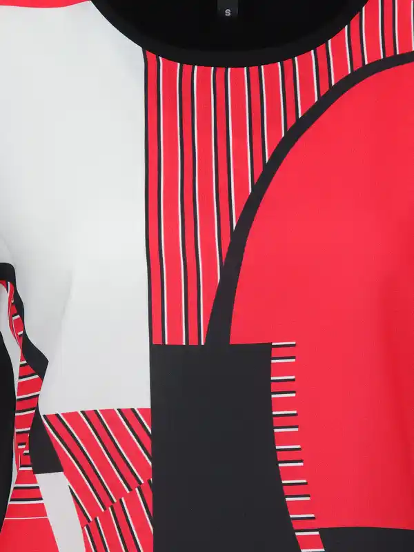 Bild 3 von Damen Shirt mit Frontprint Rot