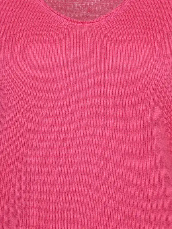 Bild 3 von Damen Pullover mit V-Ausschnitt Pink