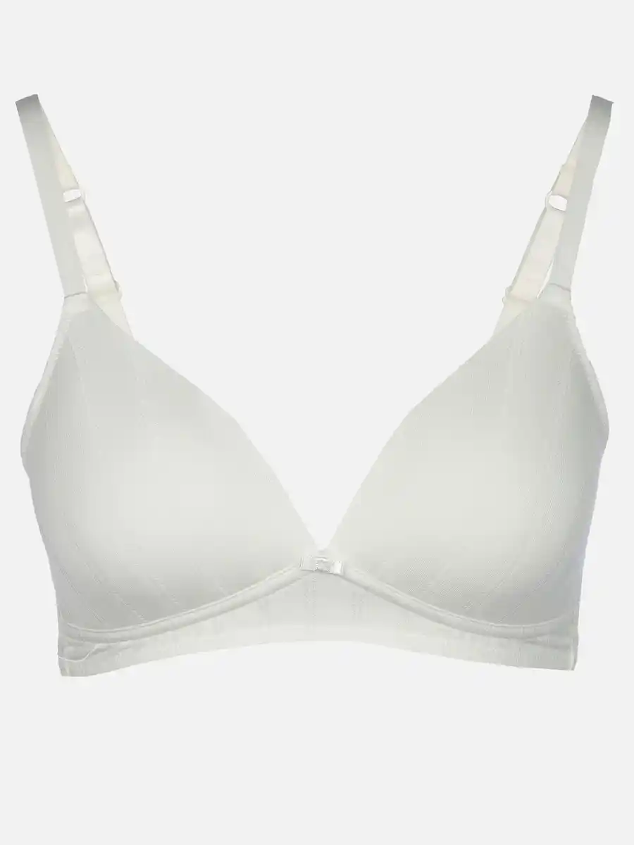 Bild 1 von Damen Soft BH mit Spitzenbesatz Weiß