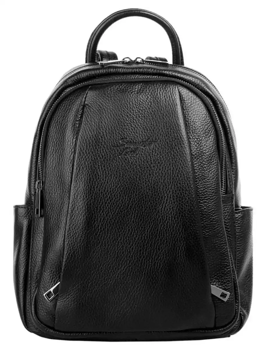 Bild 1 von Samantha Look Cityrucksack, echt Leder, Made in Italy, Schwarz