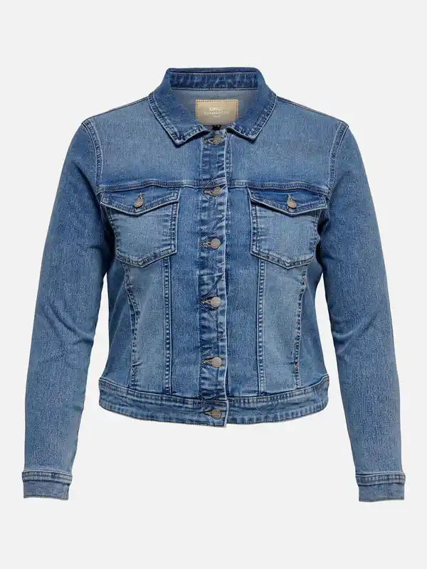 Bild 1 von Only Carmakoma CARWESPA LS JACKET LI Jeansjacke Blau