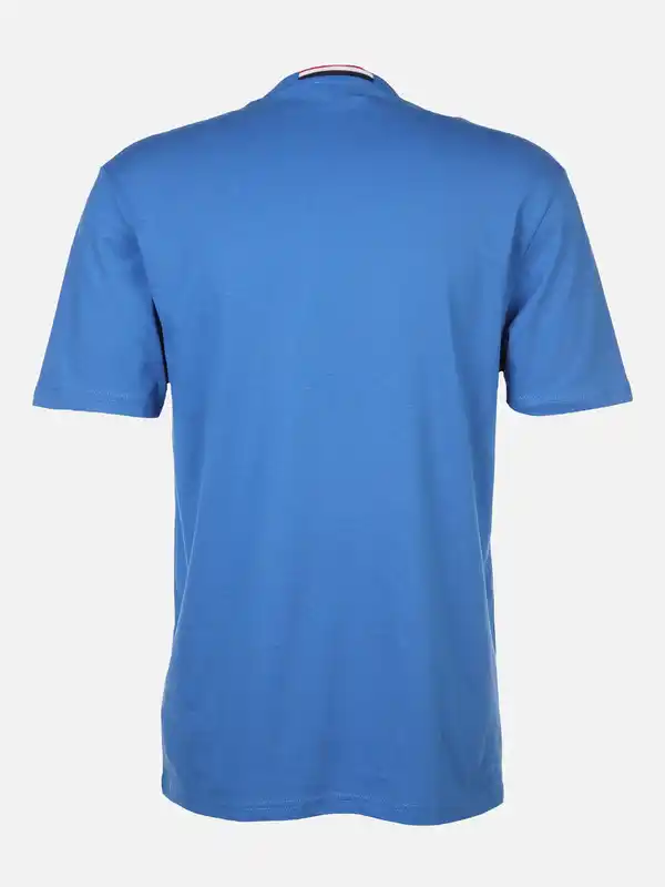Bild 2 von Herren Shirt mit Logo-Stickerei Blau