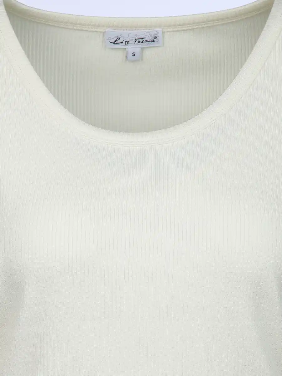 Bild 3 von Damen Ripp T-Shirt Weiß