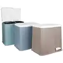 Bild 1 von Duo-Treteimer Bequem zu bedienender Duo-Abfalleimer mit 2 Behältern (ca. 6 und 13 Liter) und Fußpedal zum Öffnen.