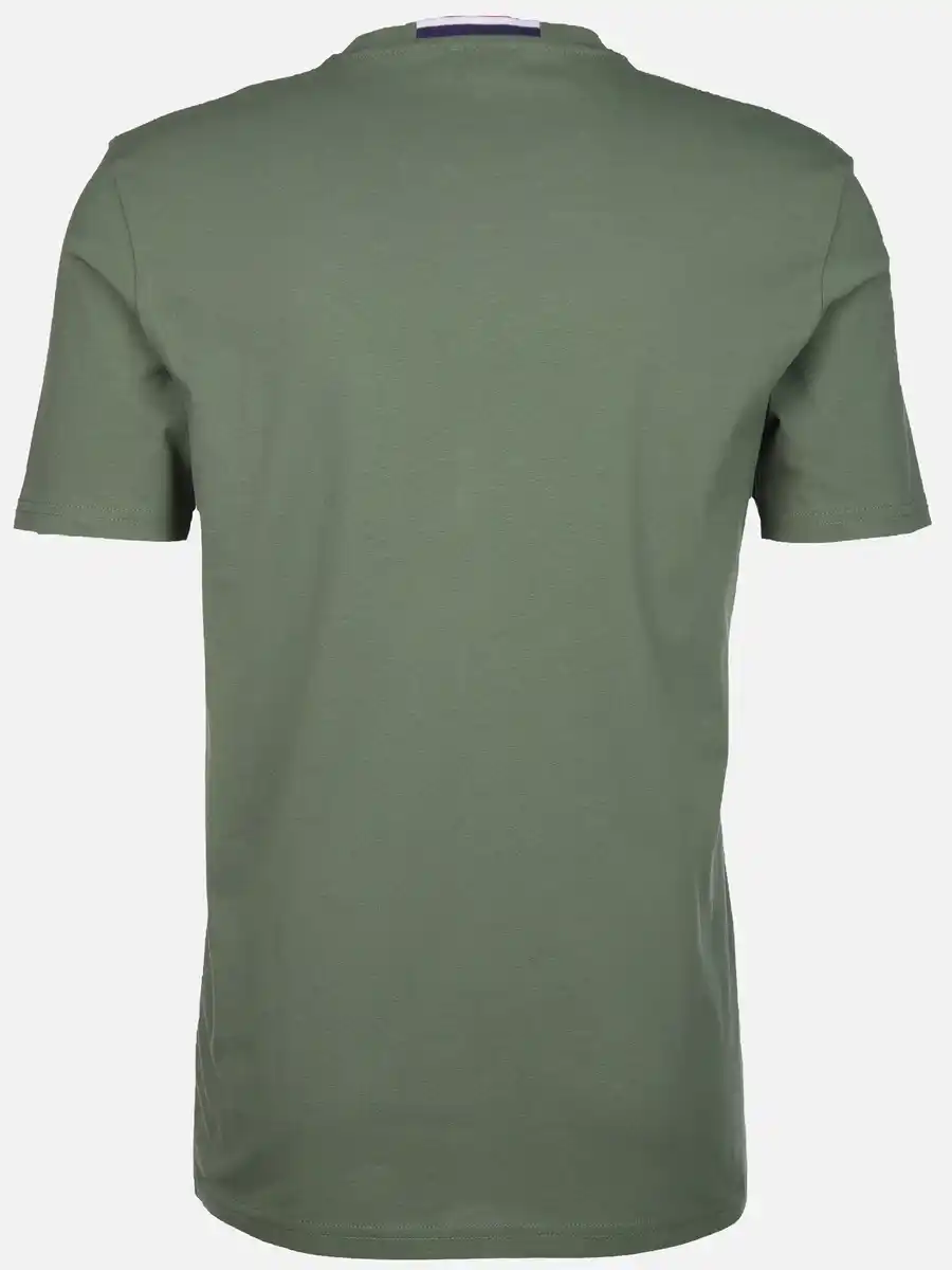 Bild 2 von Herren Shirt mit Logo-Stickerei Oliv