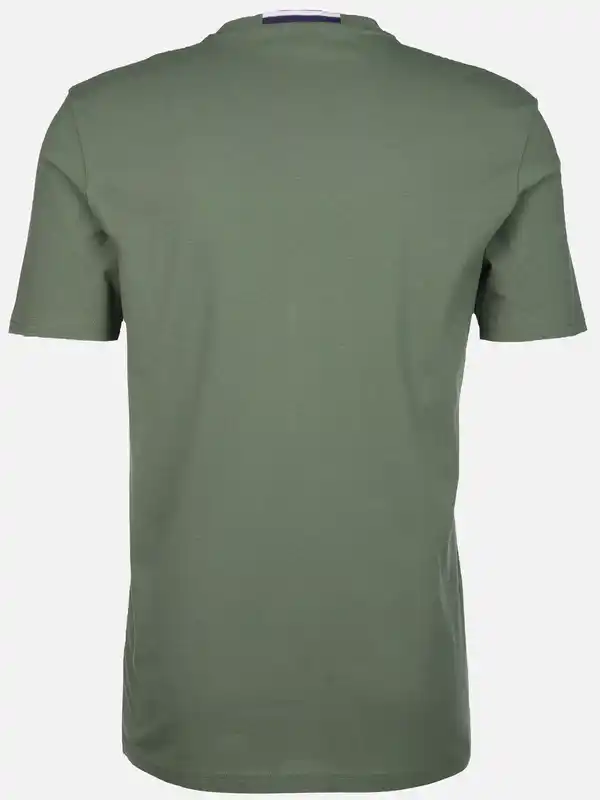 Bild 2 von Herren Shirt mit Logo-Stickerei Oliv