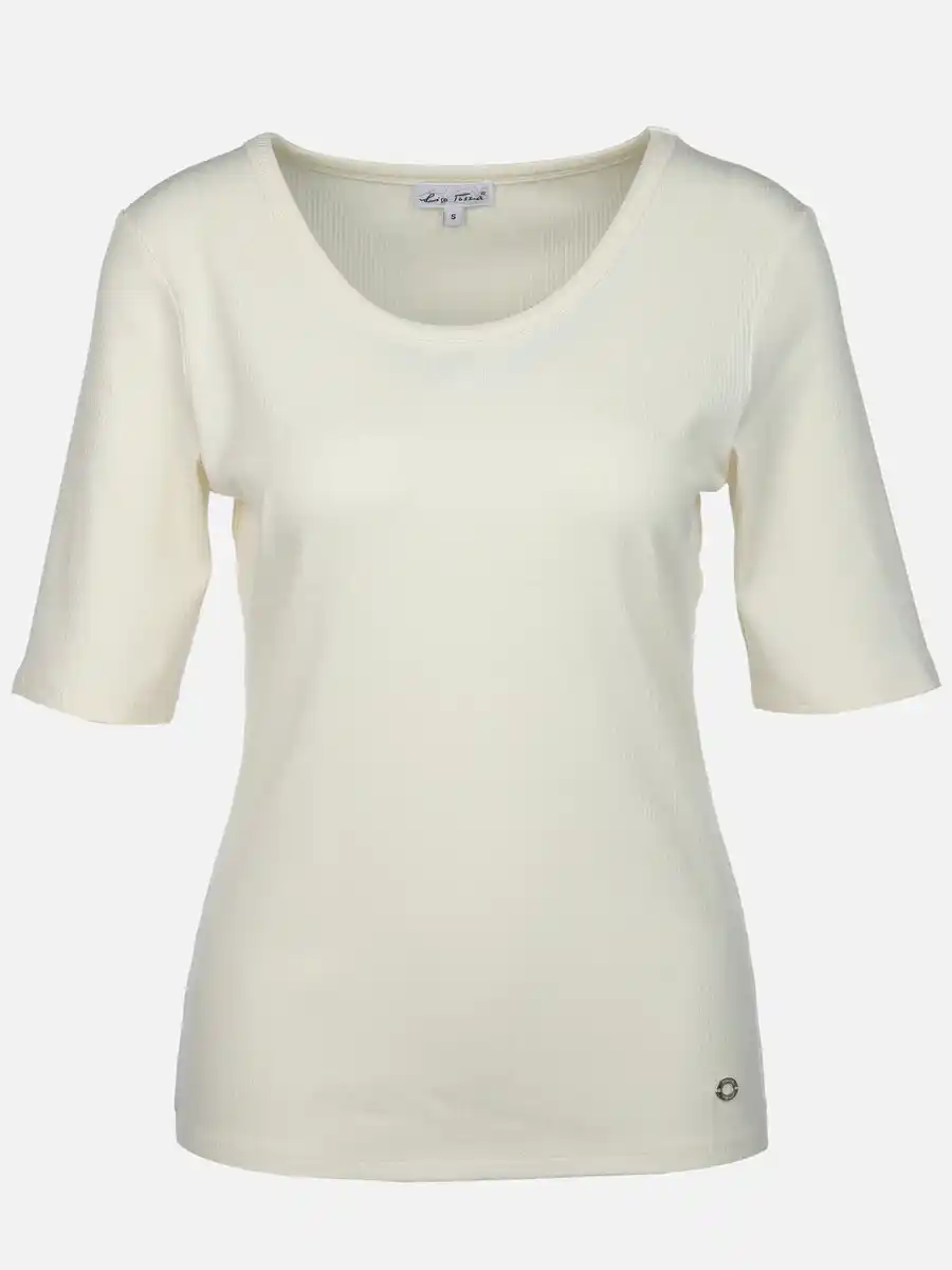 Bild 1 von Damen Ripp T-Shirt Weiß