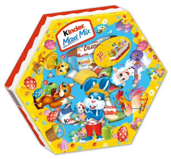 Bild 1 von FERRERO Kinder Maxi Mix Osternest*