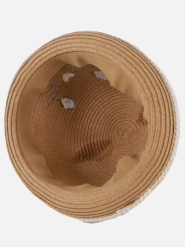 Bild 3 von Mädchen Sommerhut aus Papier Braun