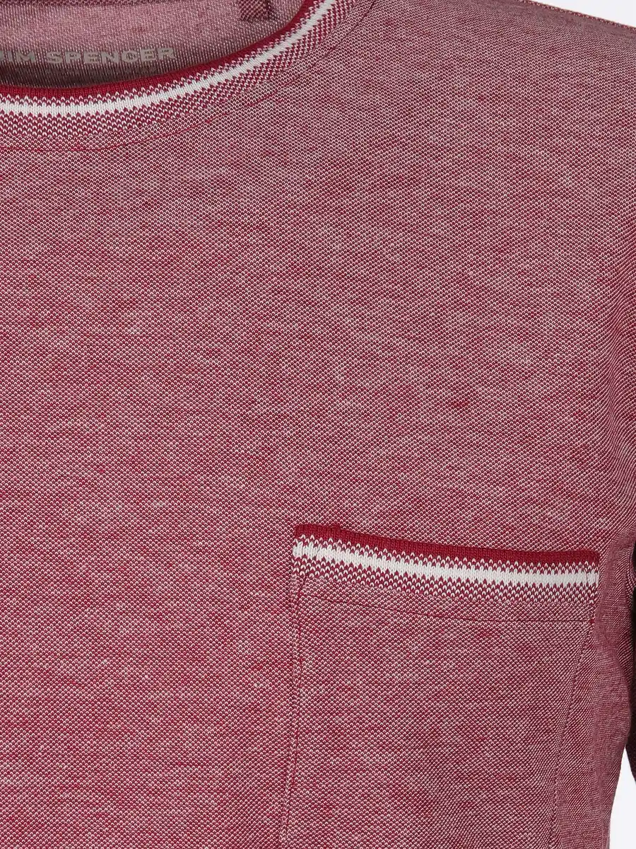 Bild 3 von Herren Shirt mit Brusttasche Rot