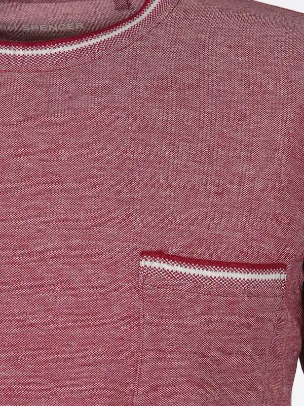 Bild 3 von Herren Shirt mit Brusttasche Rot
