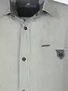 Bild 3 von Herren Leinenhemd mit Brusttasche Grün