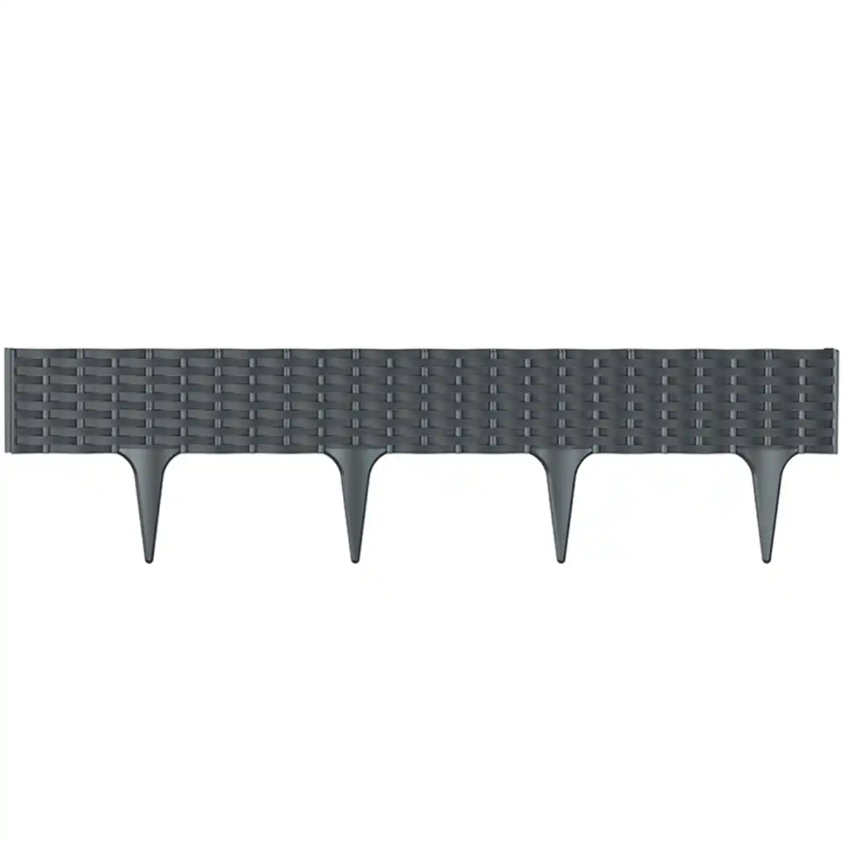 Bild 1 von Beetumrandung Rattan Optik, ca. 3,9 m, Anthrazit