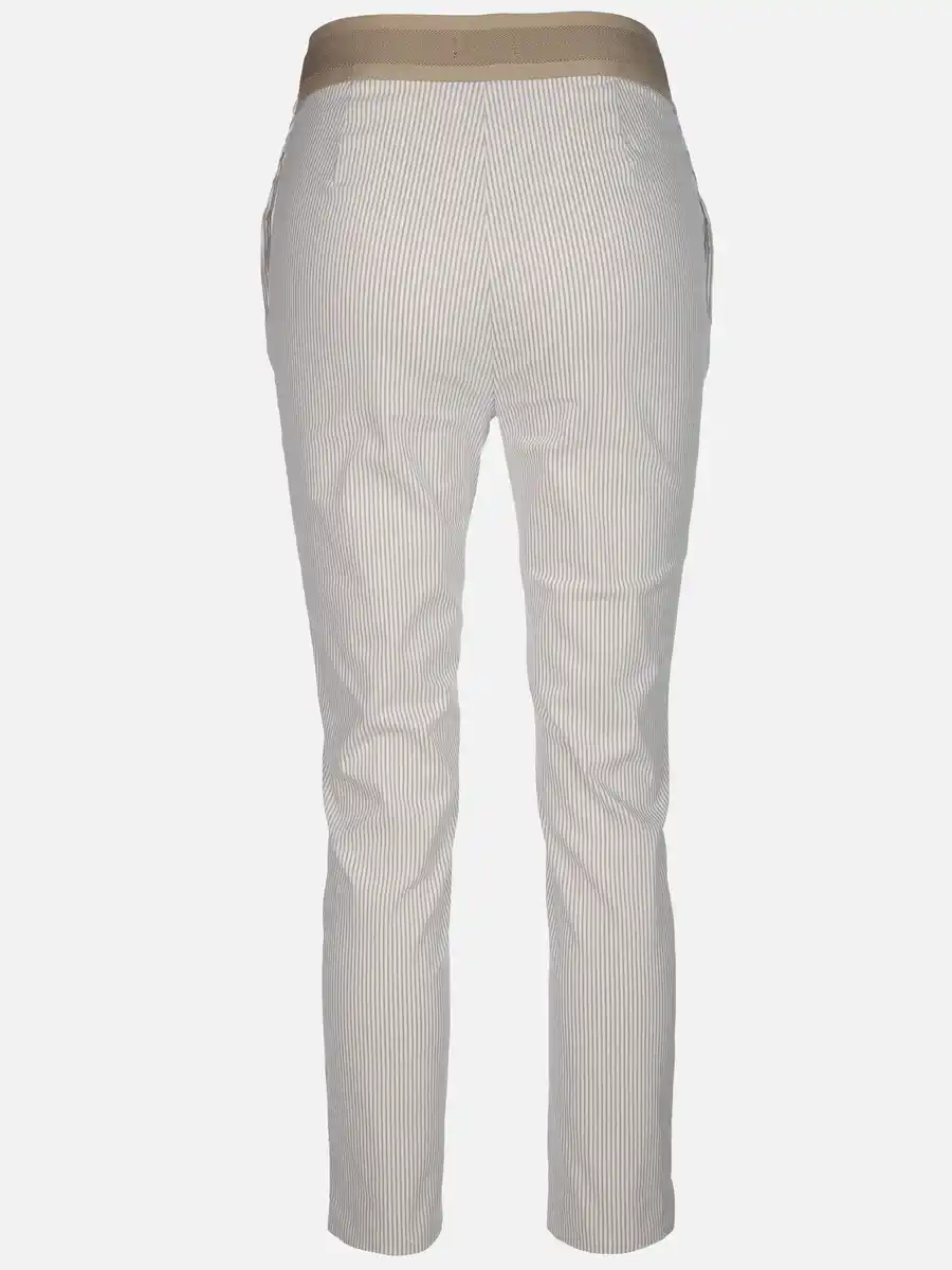 Bild 2 von Damen Sommerhose mit Streifen Weiß