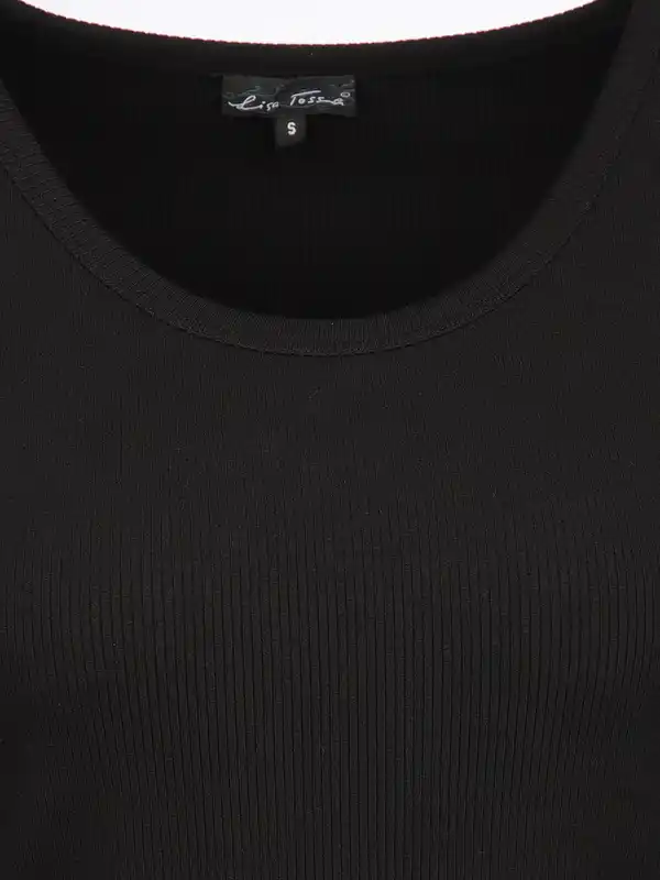 Bild 3 von Damen Ripp T-Shirt Schwarz