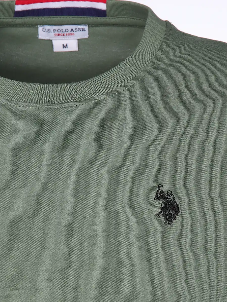 Bild 3 von Herren Shirt mit Logo-Stickerei Oliv