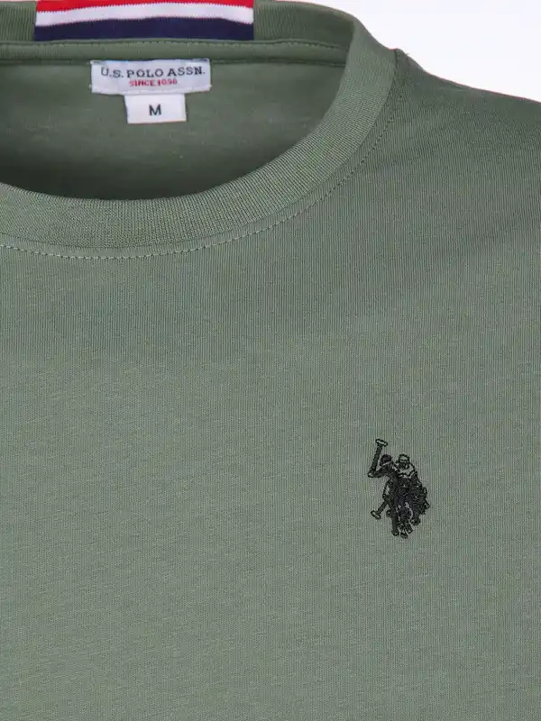 Bild 3 von Herren Shirt mit Logo-Stickerei Oliv