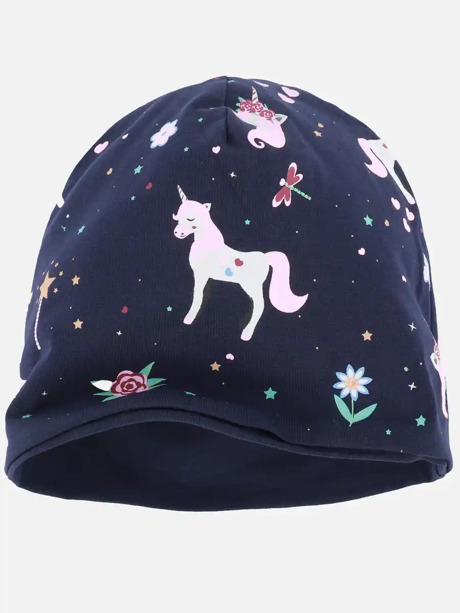 Bild 1 von Mädchen Mütze wendbar Marine