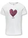Bild 1 von Kids Only KOGCANDY LIFE SS PRIN T-Shirt Weiß