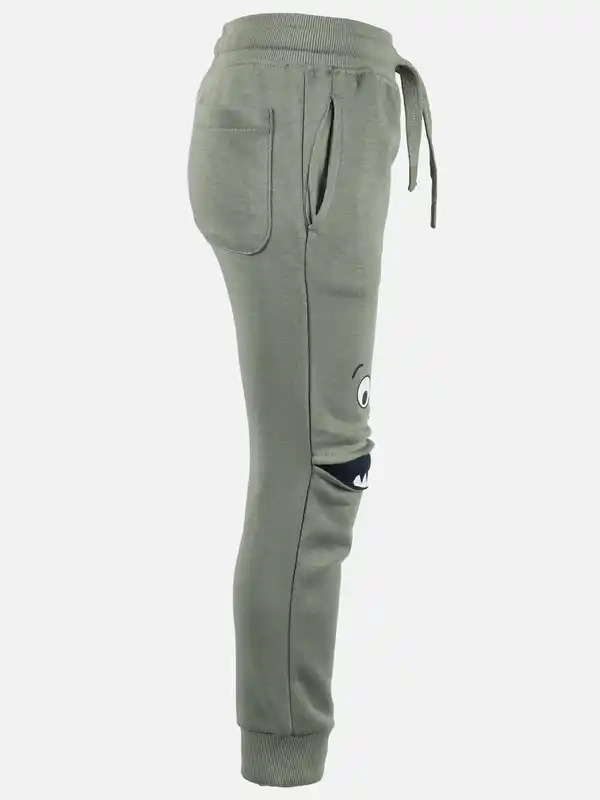 Bild 3 von Kinder Jogginghose mit Augenprint am Knie Grün