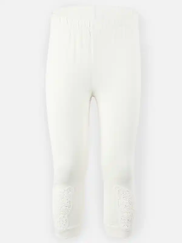 Bild 4 von Mädchen Leggings im 2er Pack mit Schmetterlingseinsatz Bunt