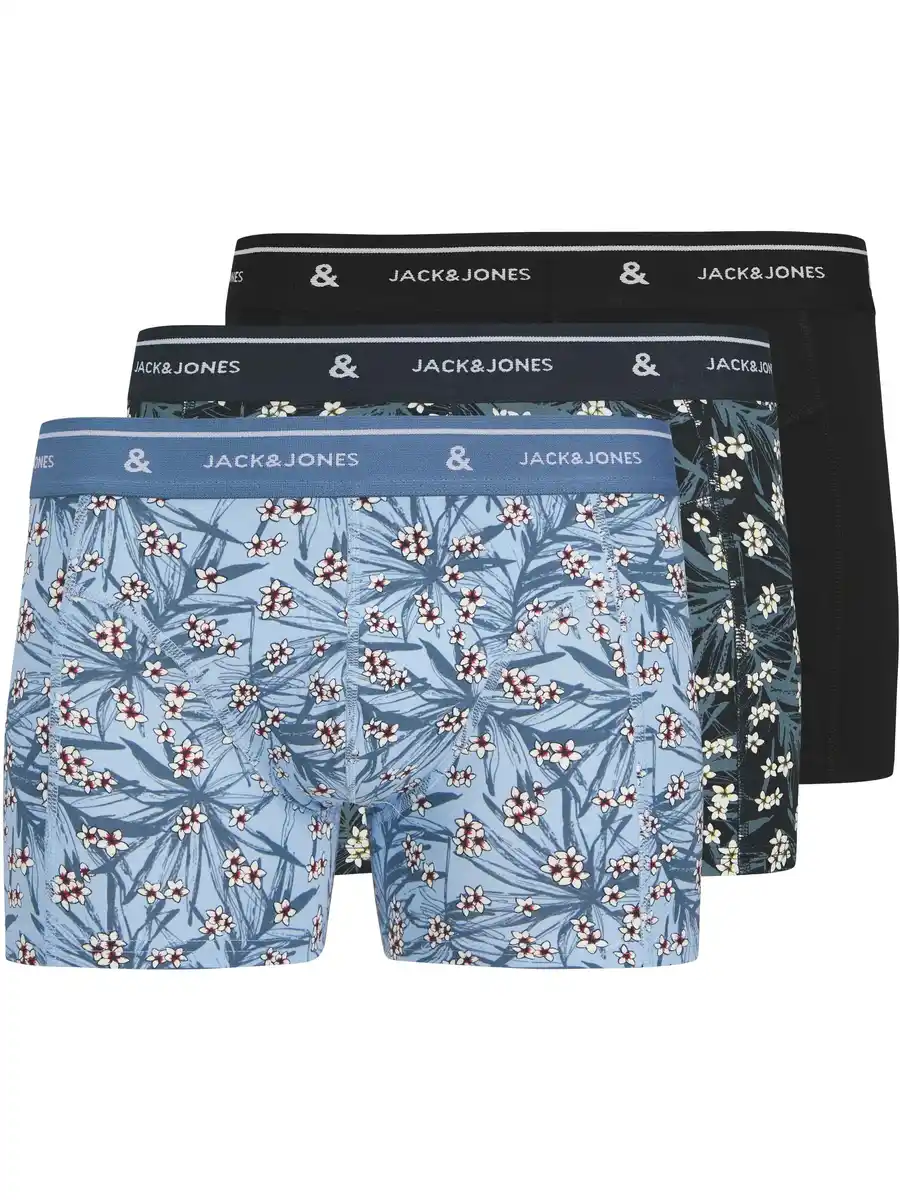 Bild 1 von Jack & Jones JACZACH TRUNKS Boxershorts 3er Pack Blau
