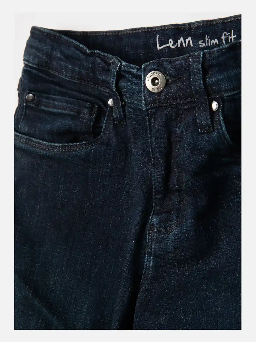 Bild 3 von Kinder Hose LENN Slim Fit Blau