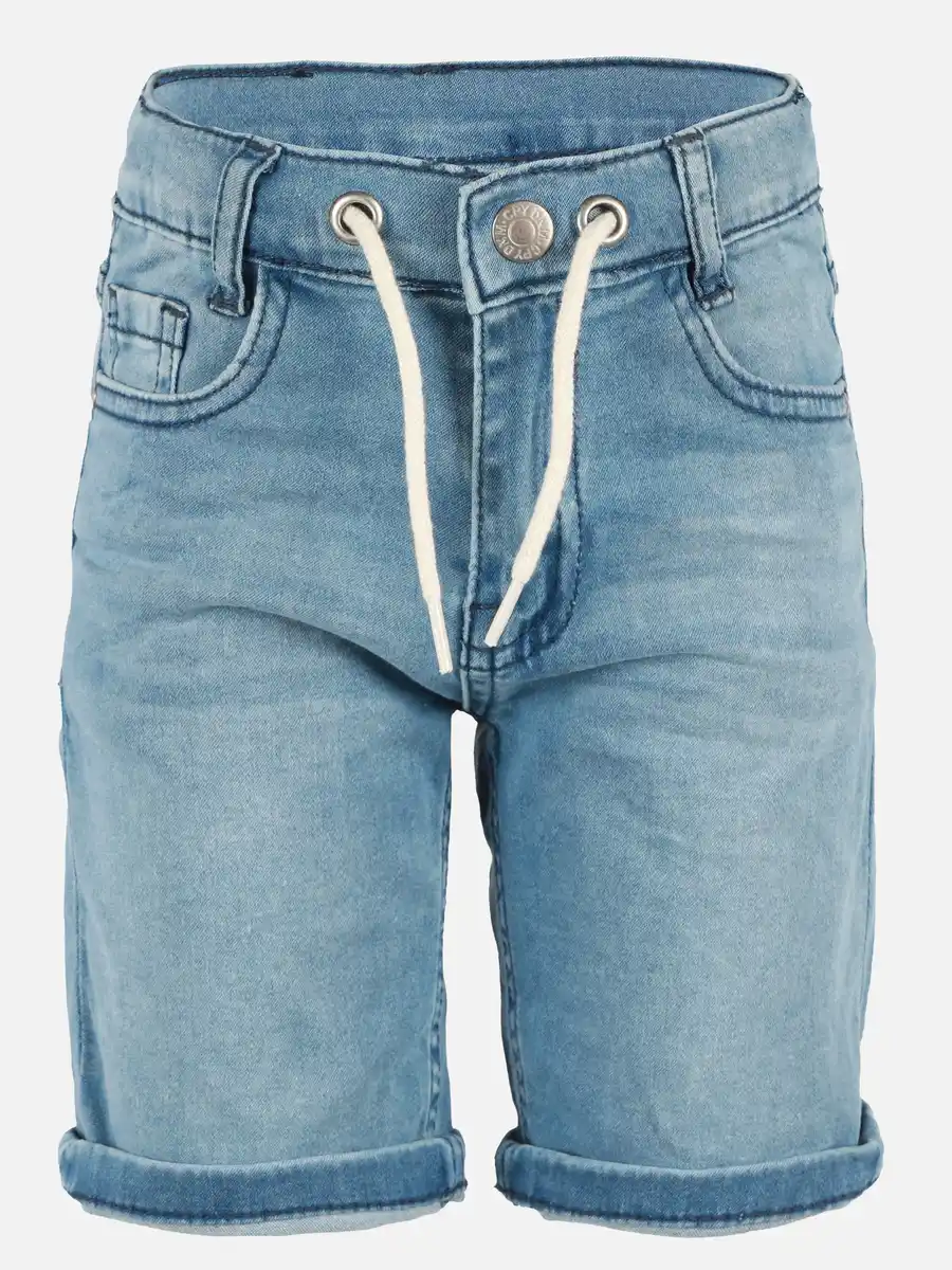Bild 1 von Jungen Jeansbermuda mit Kordel Blau