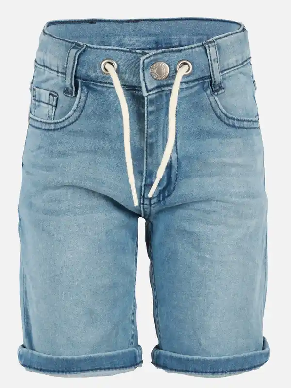 Bild 1 von Jungen Jeansbermuda mit Kordel Blau