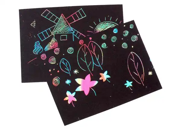 Bild 1 von Kratzpapier mit Kratzstäbchen