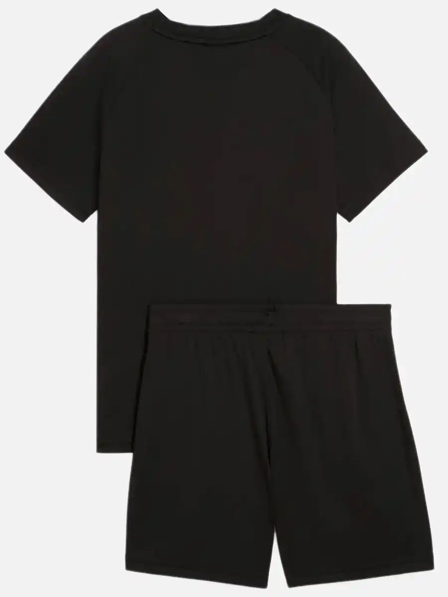 Bild 2 von Jungen Sportset, bestehend aus Shirt und kurzer Hose Schwarz