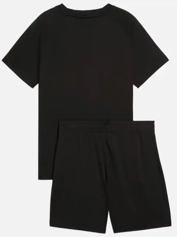 Bild 2 von Jungen Sportset, bestehend aus Shirt und kurzer Hose Schwarz