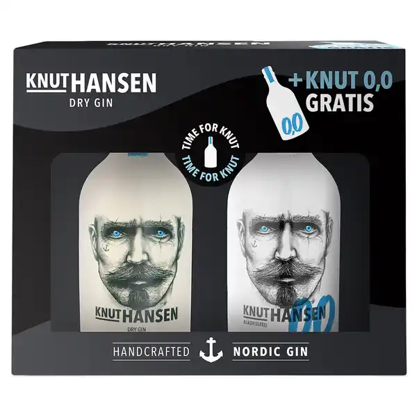 Bild 1 von KNUT HANSEN Dry Gin 0,5 l