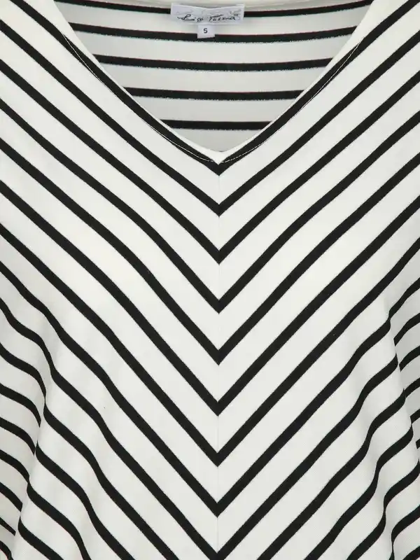 Bild 3 von Damen Ringelshirt Schwarz