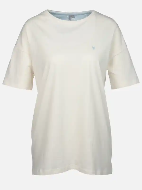 Bild 1 von Damen Schlafshirt unifarben Weiß
