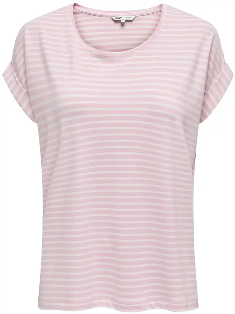 Bild 1 von Only ONLMOSTER STRIPE S/S T-Shirt Pink