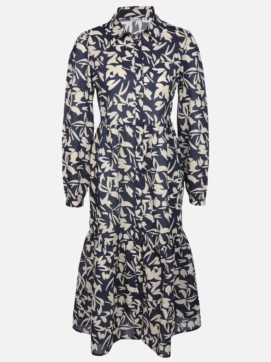 Bild 1 von Damen Blusenkleid mit Musterprint Marine