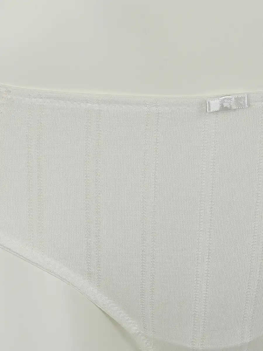 Bild 3 von Damen Slip mit Spitzenbesatz Weiß