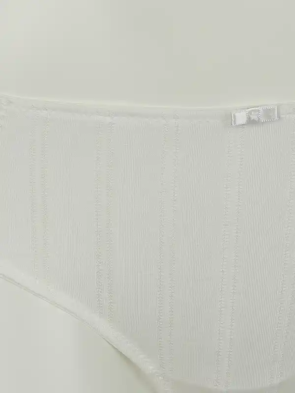 Bild 3 von Damen Slip mit Spitzenbesatz Weiß